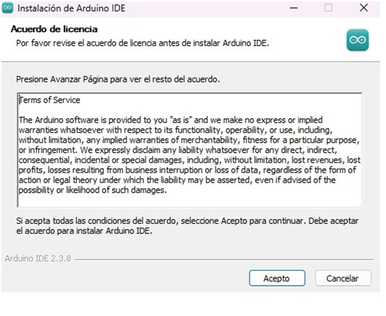 Llicencia arduino IDE